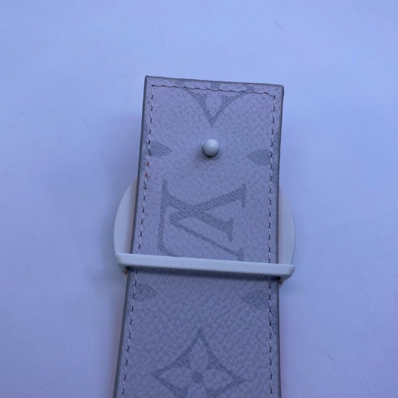 New Authentic Reversible LV Antarctica Monogram Circle Belt 38" - Picture 9 of 12